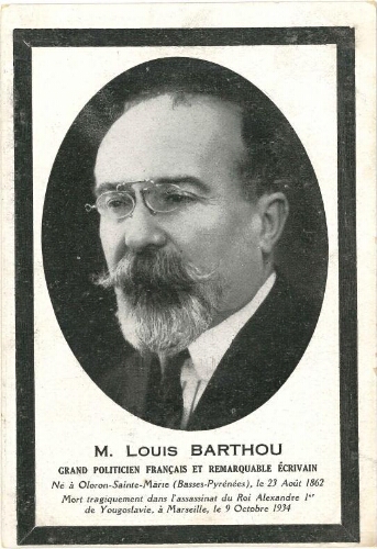 M. Louis Barthou 