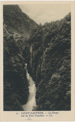 La Gorge, vue du Pont Napoléon