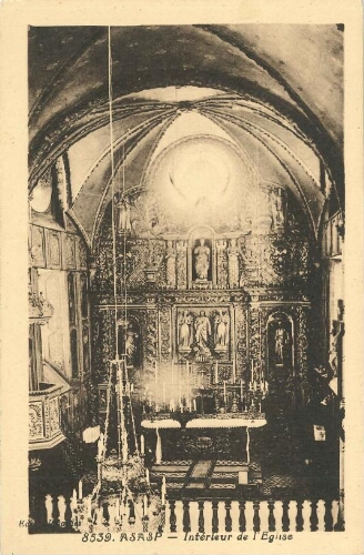 Intérieur de l'église d'Asasp
