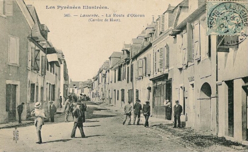 Rue de la route d'Oloron à Lasseube
