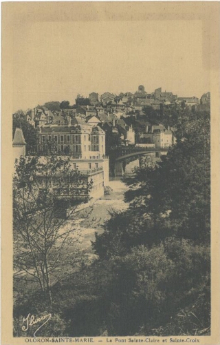 Le Pont Sainte-Claire et Sainte-Croix